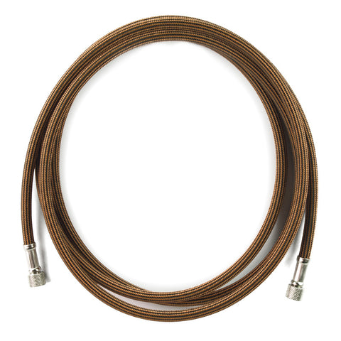 black and orange braided hose, 1/8 * 1/8